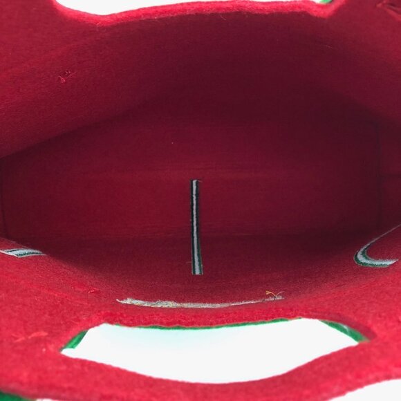 Disney Parks German Suspenders Froliche Weihnachten Tote Bag New - Picture 6 of 6